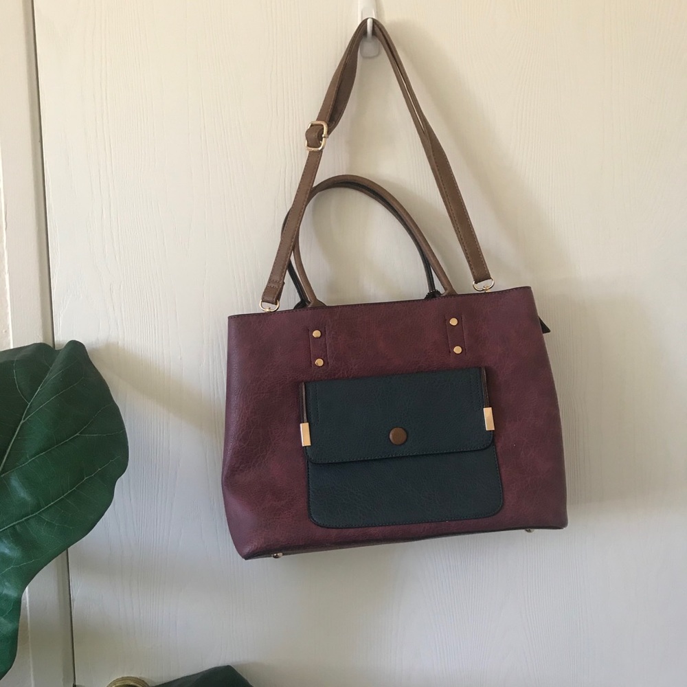 Diophy Faux Leather Handbag | NWT